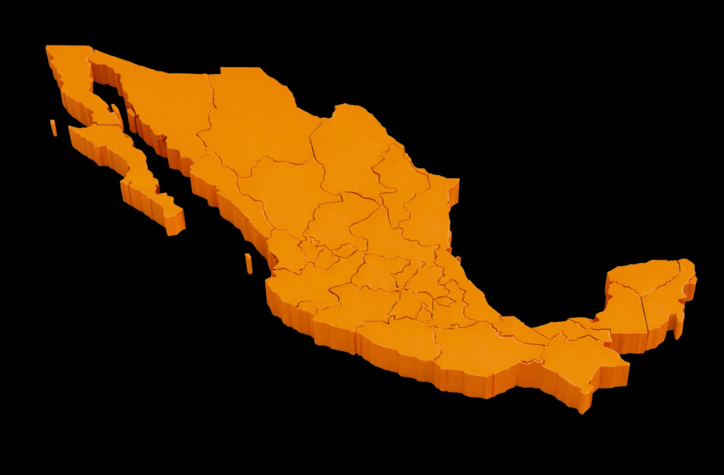 Mapa de cobertura nacional de Métrica BTL