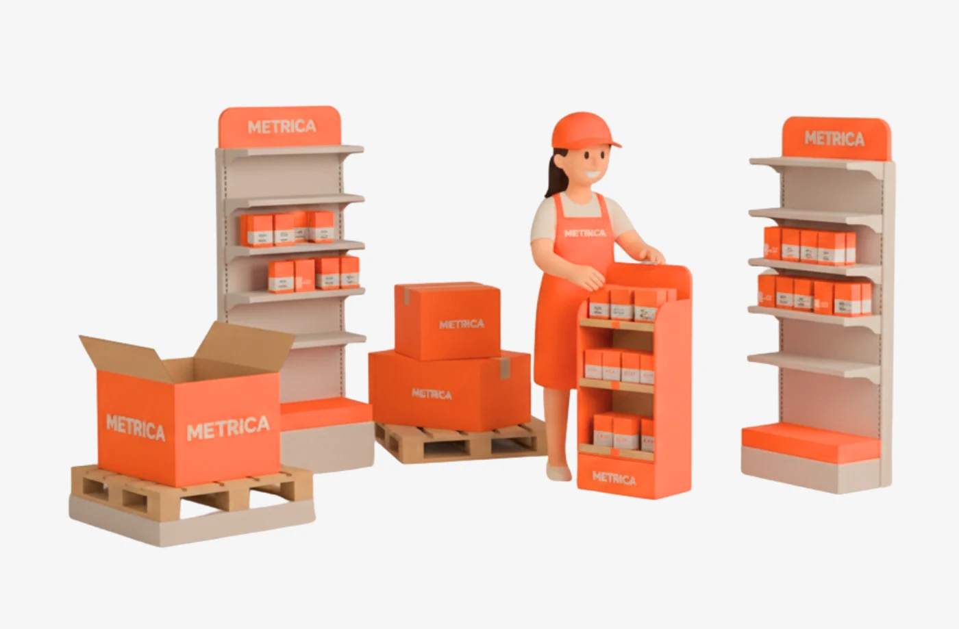 Ilustración de Material POP